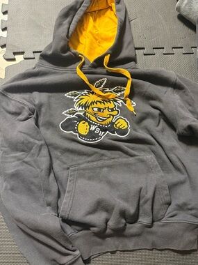 Gray and Gold WSU Pullover Hoodie